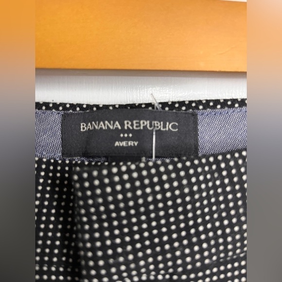 Banana Republic Black and White Avery  Pant Size 10 - Picture 4 of 10